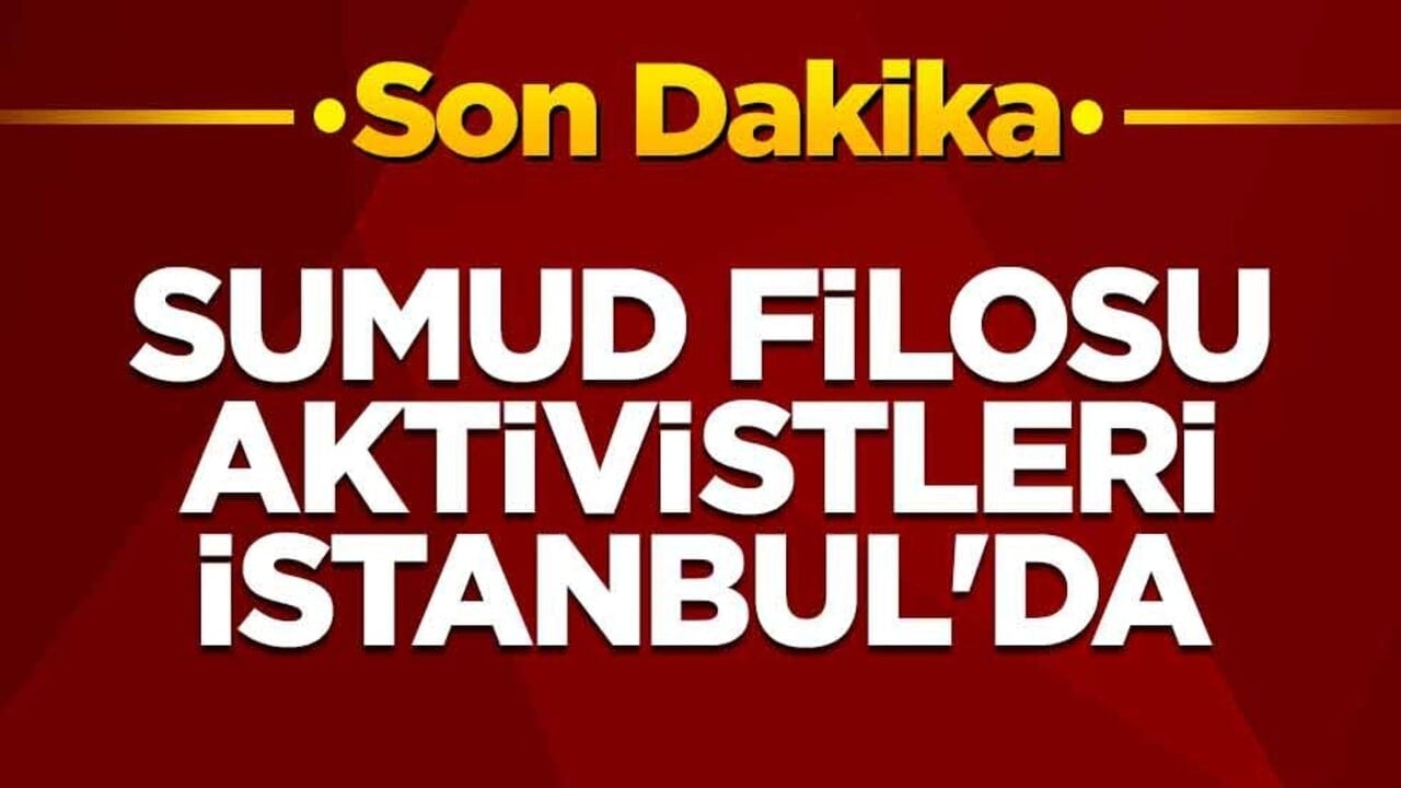 Sumud Filosu aktivistleri İstanbul Havalimanı'na indi