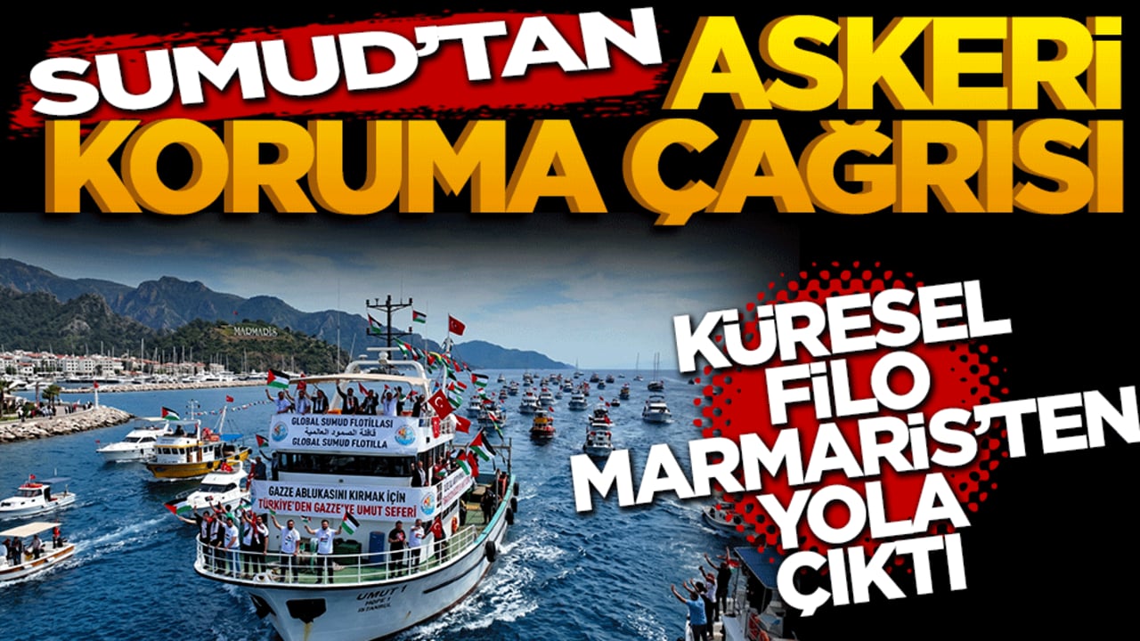 Sumud’tan askeri koruma çağrısı: Küresel Filo Marmaris’ten Yola Çıktı