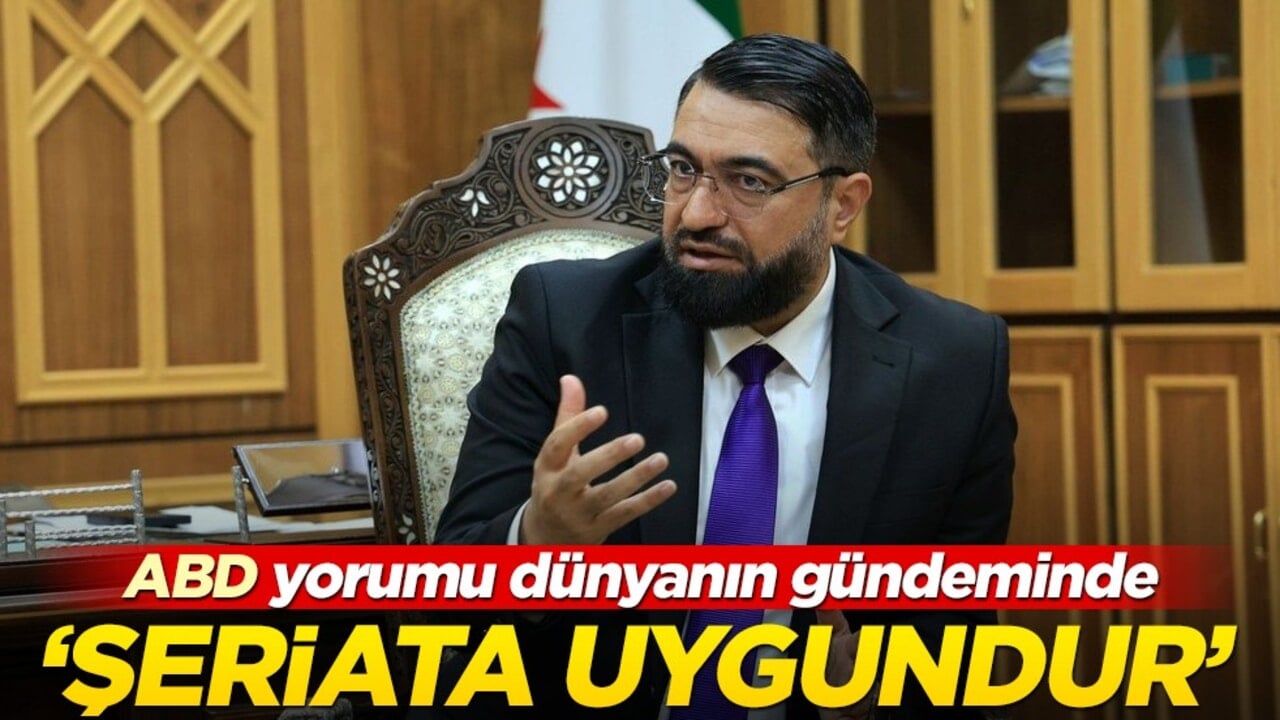 Suriye Adalet Bakanı’nın ABD yorumu dünyanın gündeminde! "Şeriata uygundur"