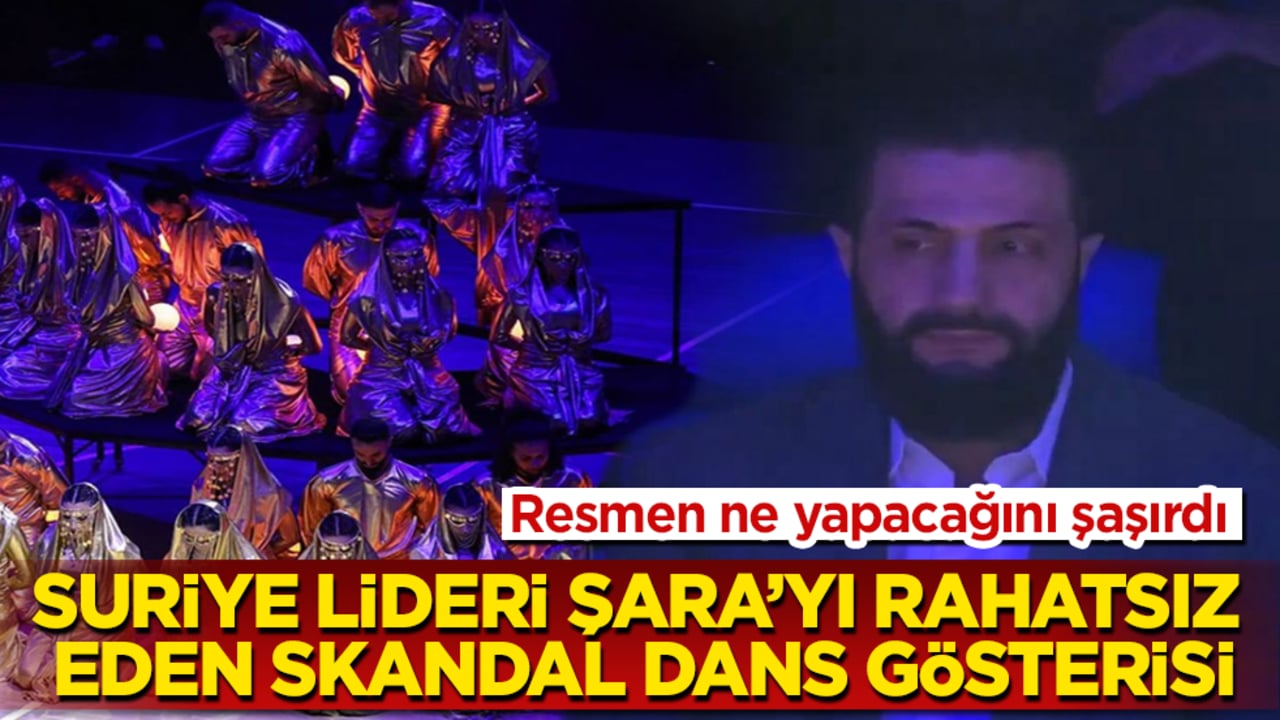 Suriye lideri Şara’yı rahatsız eden skandal dans gösterisi! Resmen ne yapacağını şaşırdı