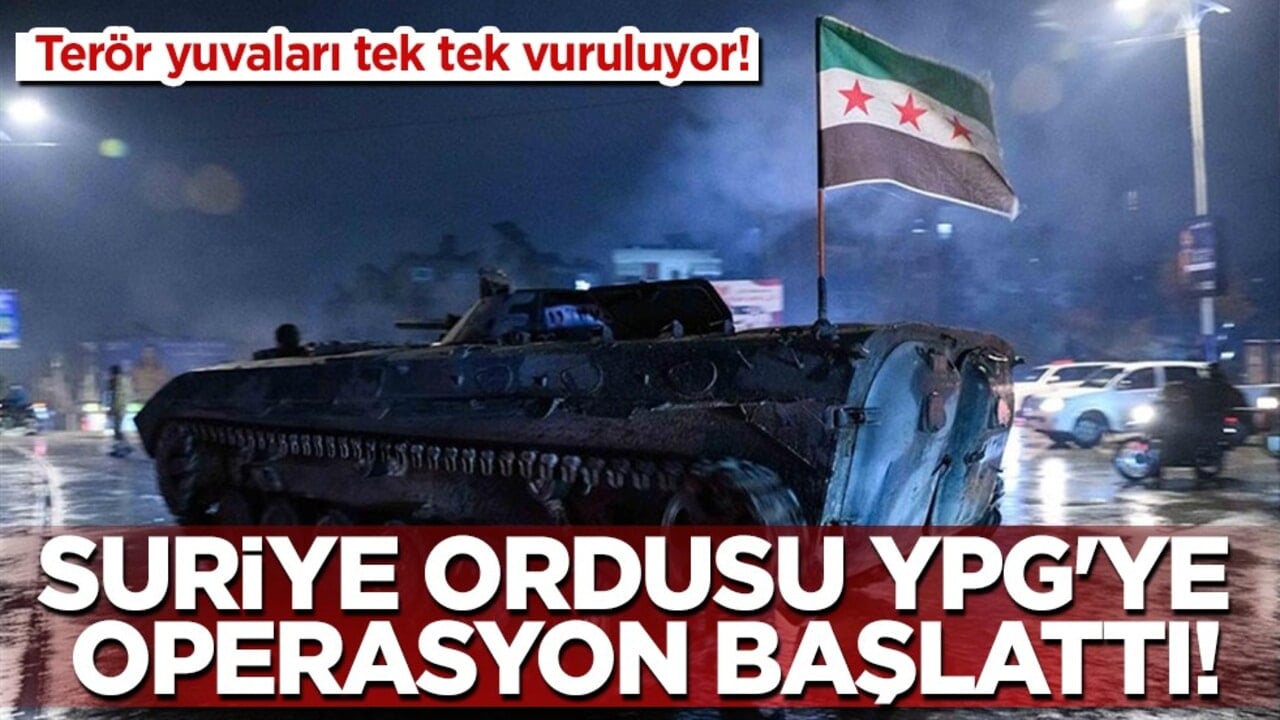 Suriye ordusu düğmeye bastı: Halep hattında YPG hedefleri ateş altında!
