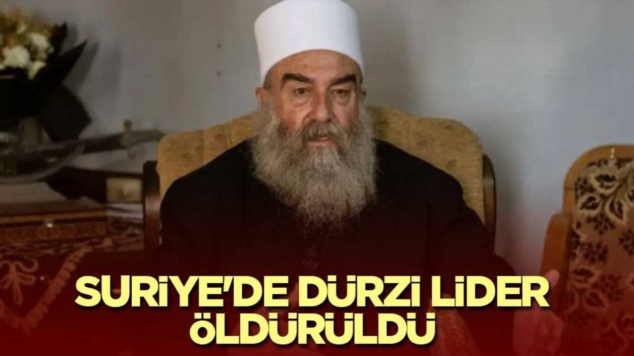 Suriye'de Dürzi lider öldürüldü