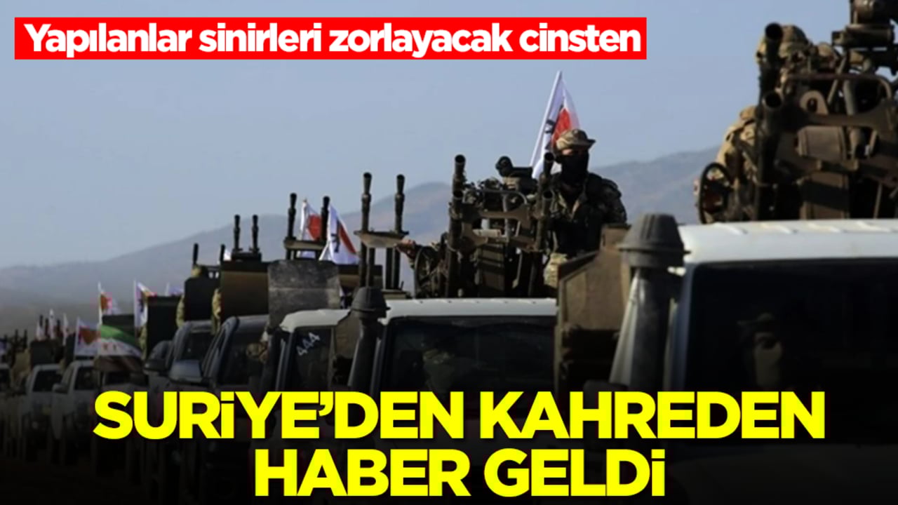 Suriye'den kahreden haber! Yapılanlar sinirleri zorlayacak cinsten