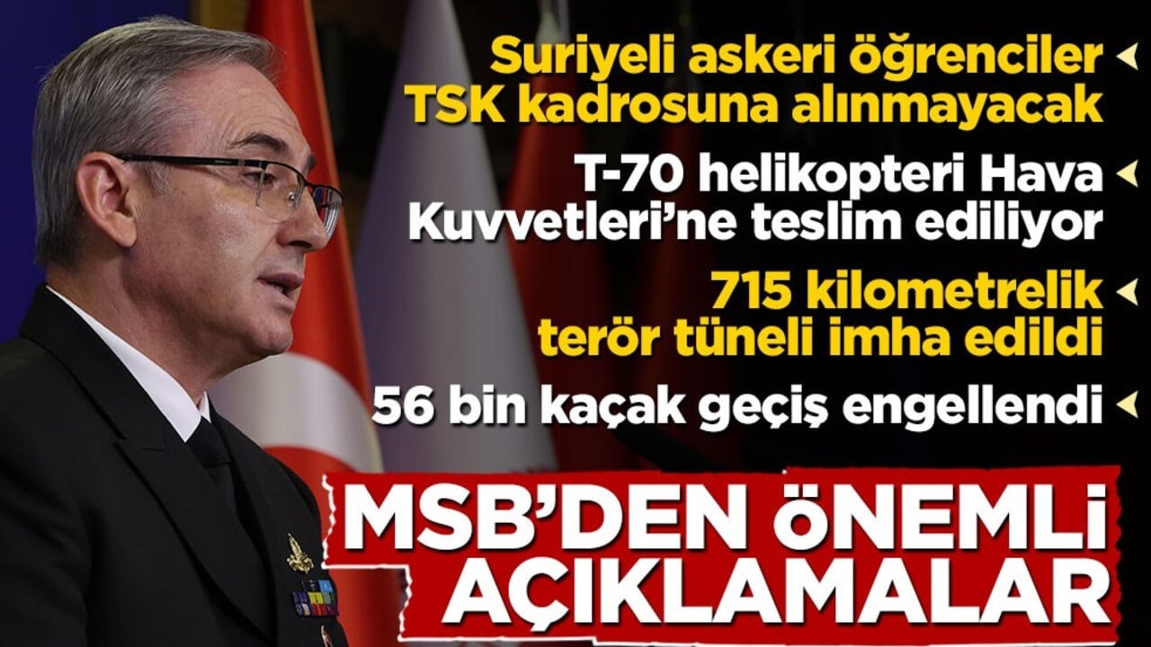 "Suriyeli askerler TSK’da görev alacak" iddiasına dair MSB’den açıklama