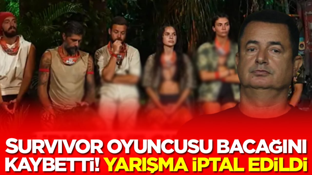 Survivor oyuncusu bacağını kaybetti: Yarışma iptal edildi
