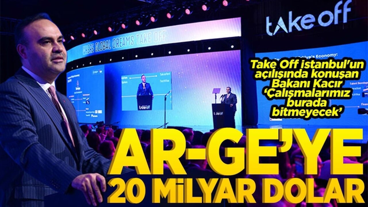 Take Off İstanbul'un açılışında konuşan Bakanı Kacır ‘Çalışmalarımız burada bitmeyecek’