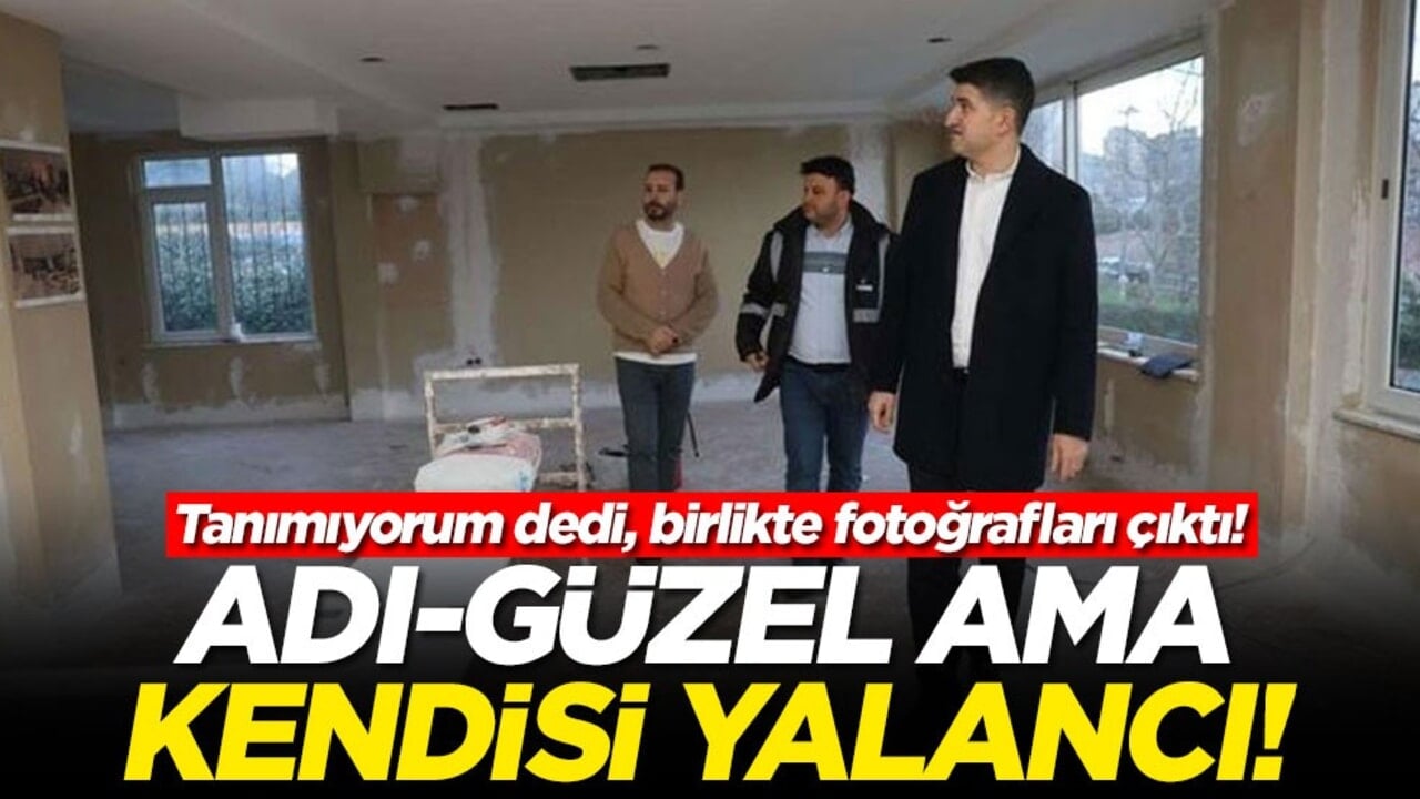 Tanımıyorum dedi, birlikte fotoğrafları çıktı! Adı-güzel ama kendisi yalancı