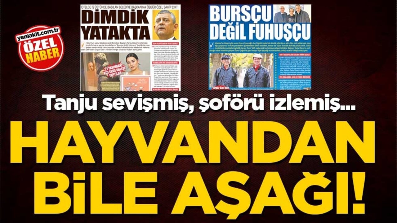 Tanju sevişmiş, şoförü izlemiş... Hayvandan bile aşağı!