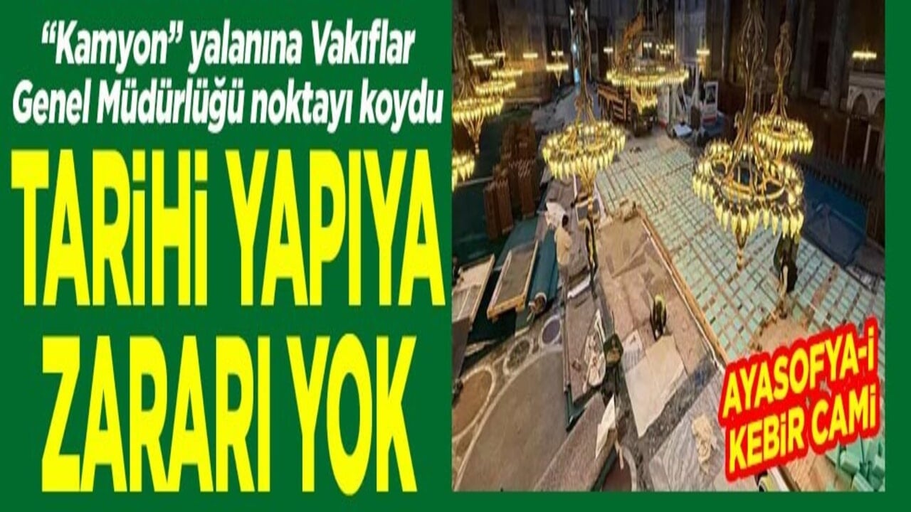 Tarihi yapıya zararı yok