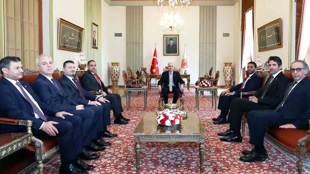 TBMM Başkanı Kurtulmuş Körfez İşbirliği Konseyi ülkelerinin büyükelçilerini kabul etti