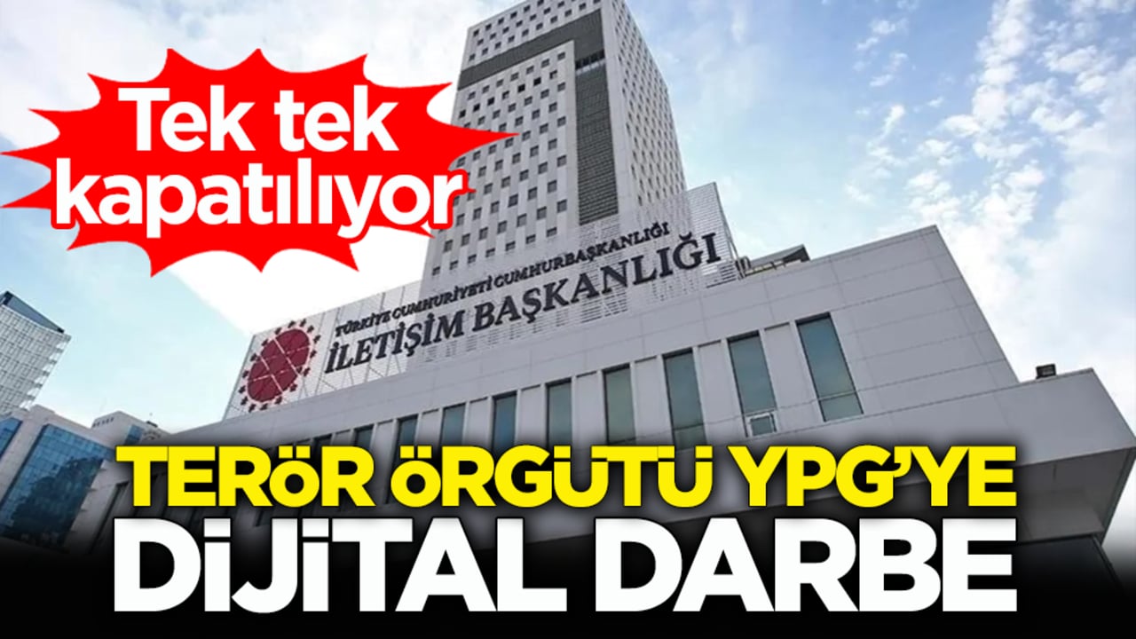 Tek tek kapatılıyor! Terör örgütü YPG’ye dijital darbe