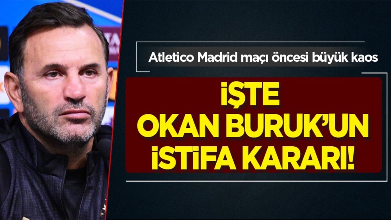 Tepki yağıyor! Tarih verdiler mi? Hiç hesapta olmayan gelişme: Okan Buruk'un istifa kararı...