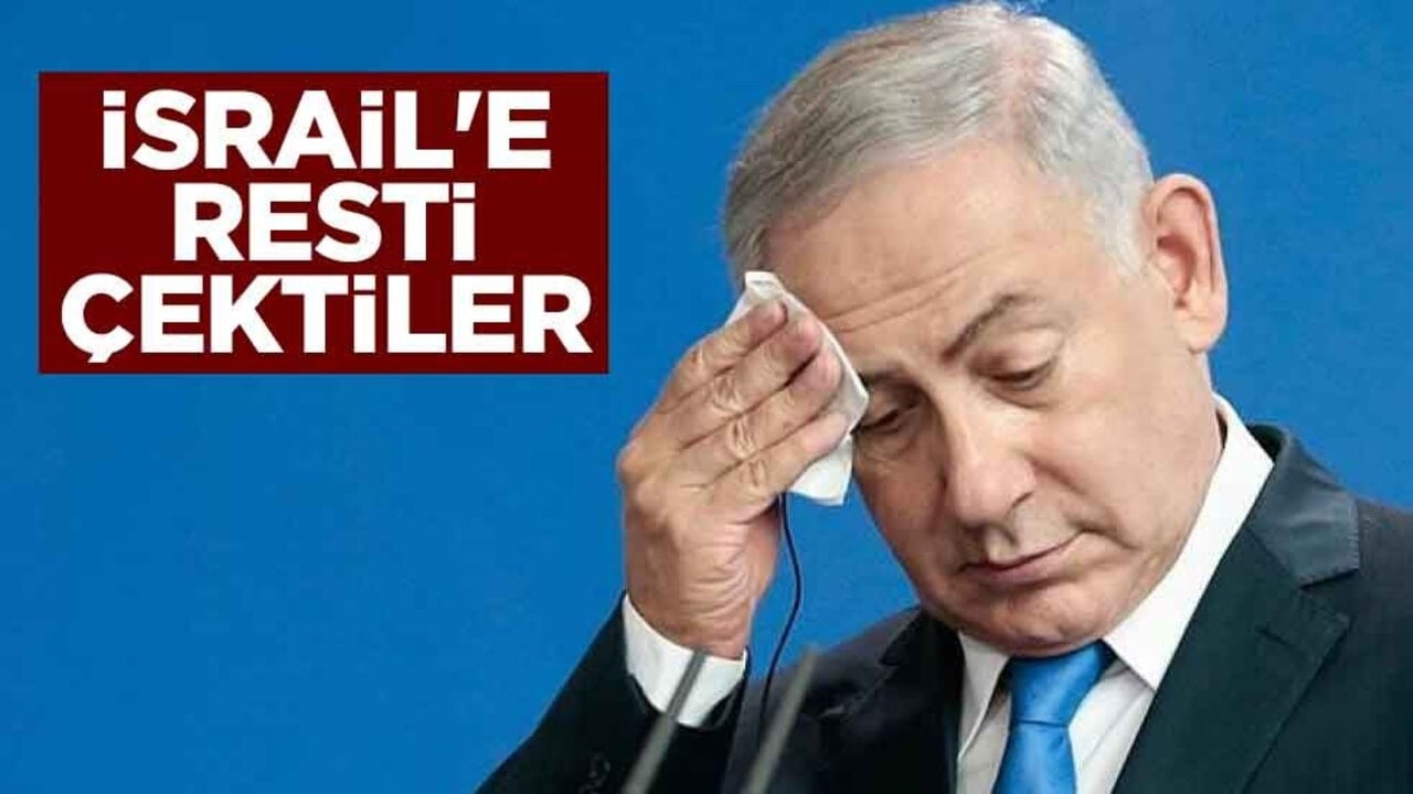 Terör devleti İsrail'e resti çektiler