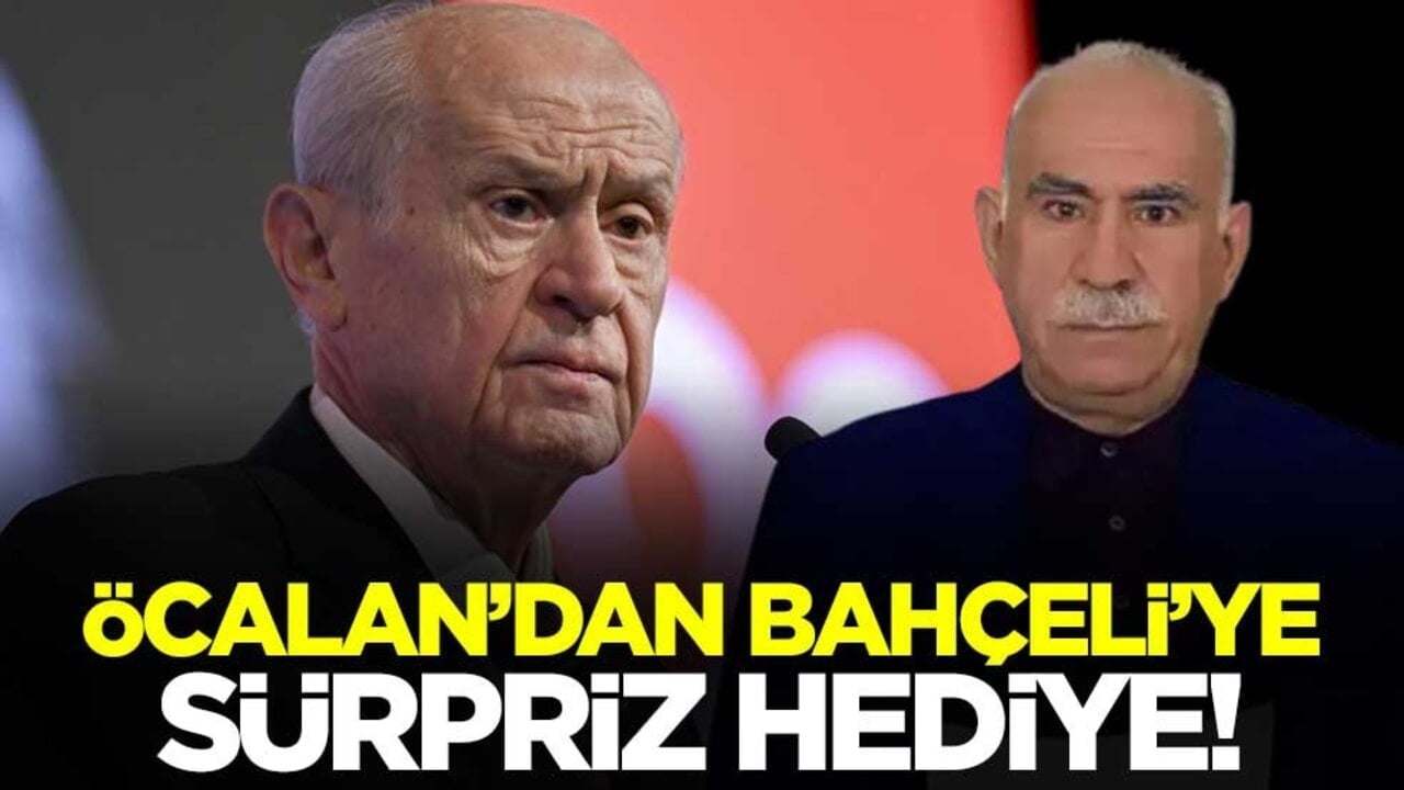Terör örgütü PKK elebaşı Abdullah Öcalan’dan MHP lideri Devlet Bahçeli’ye sürpriz hediye!
