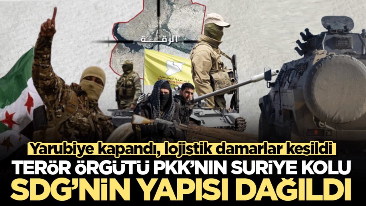Terör örgütü PKK’nın Suriye kolu SDG’nin yapısı dağıldı: Hakimiyetinin üçte ikisini kaybetti!