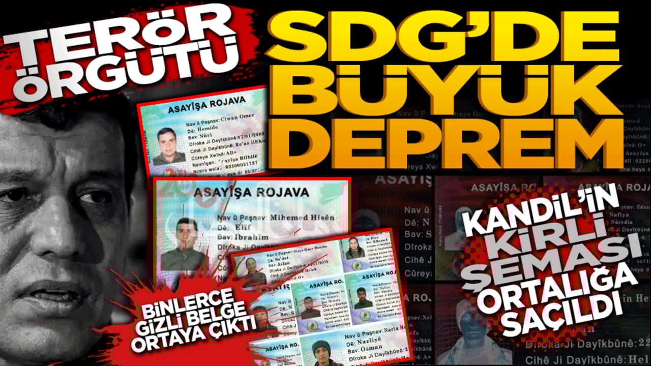 Terör örgütü SDG'de büyük deprem: Binlerce gizli belge ve ortaya çıktı! Kandil’in kirli şeması ortalığa saçıldı!