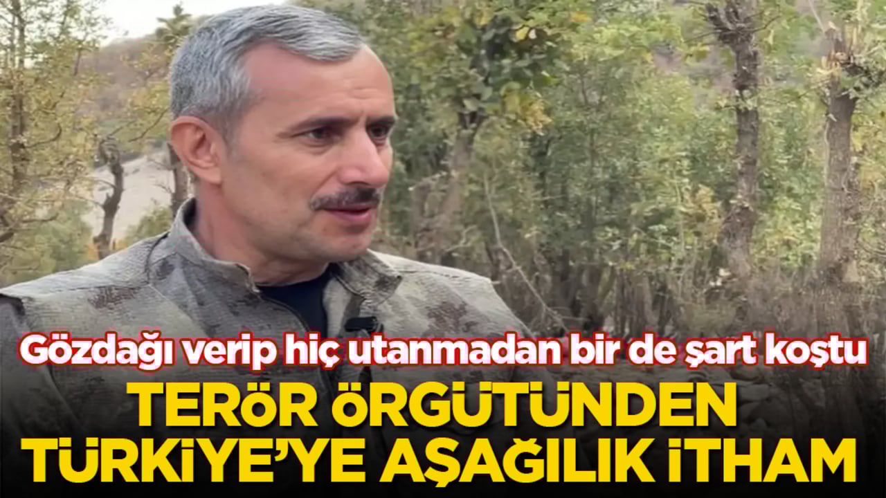 Terör örgütünden Türkiye’ye aşağılık itham! Gözdağı verip hiç utanmadan bir de şart koştu