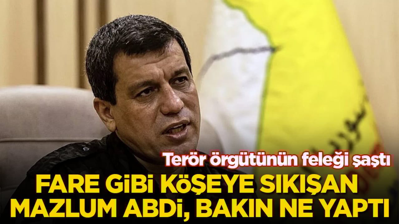 Terör örgütünün feleği şaştı! Fare gibi köşeye sıkışan Mazlum Abdi, bakın ne yaptı