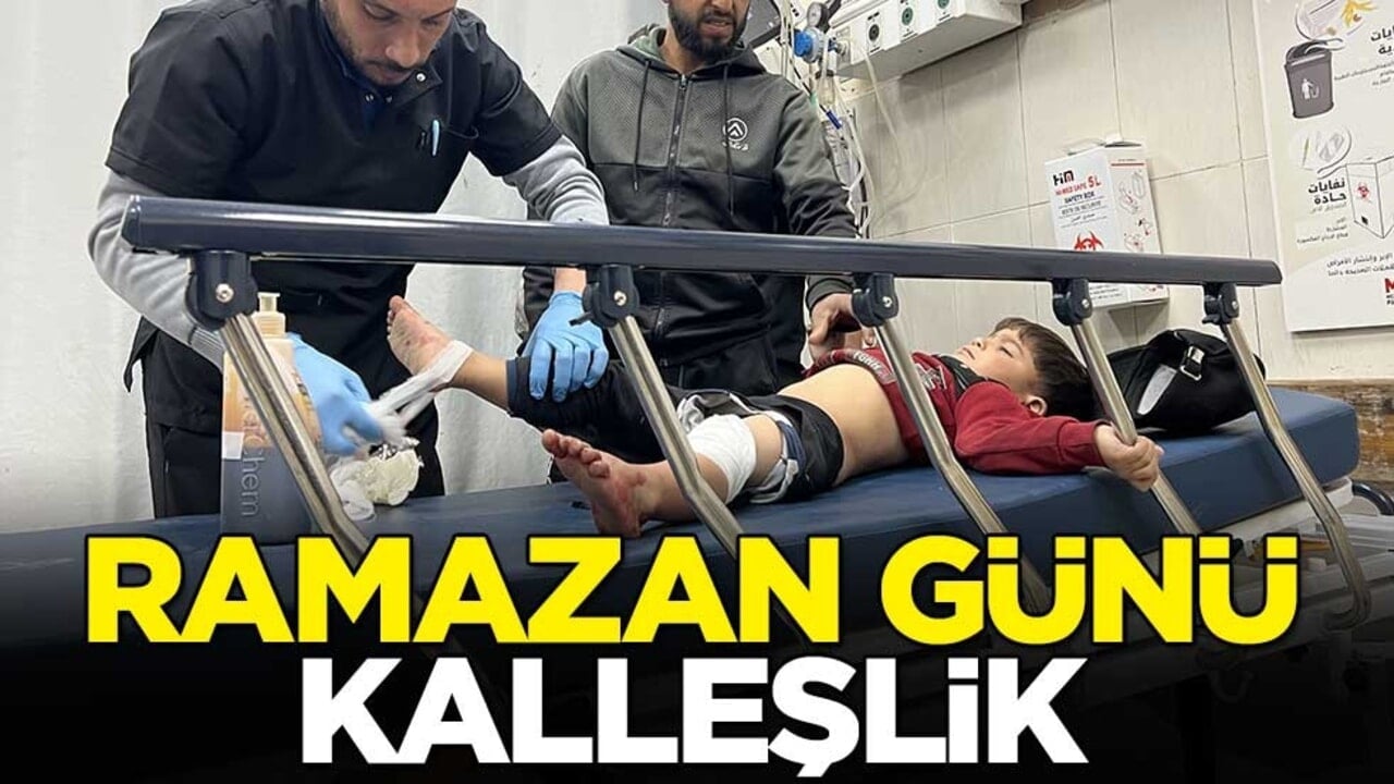 Terörist İsrail'den ramazan günü kalleşlik