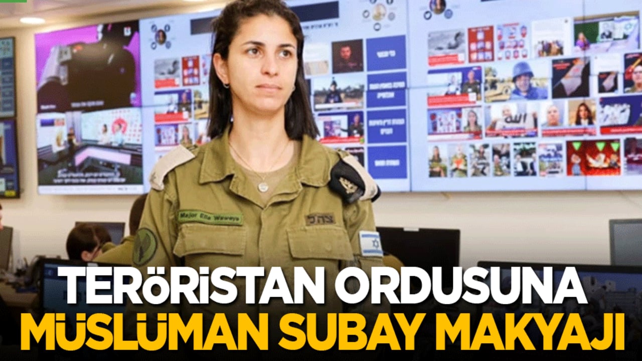 Teröristan ordusuna Müslüman kadın subay makyajı