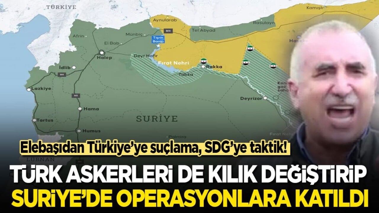 Teröristbaşından Türkiye’ye suçlama, SDG’ye taktik! Suriye’de Türk askerleri de kılık değiştirip operasyonlara katıldı