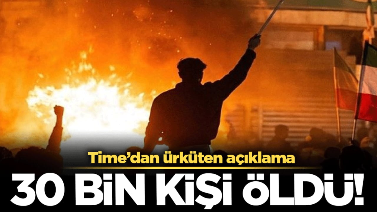 Time'dan ürküten açıkmala: İran'da protestolarda 30 bin kişi öldü!