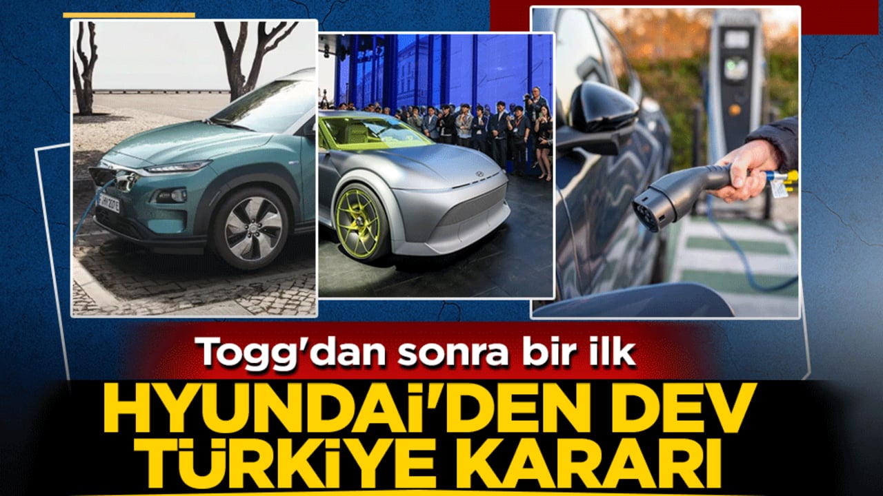 Togg'dan sonra bir ilk: Türk emeğiyle elektrikli Hyundai üretilecek! 