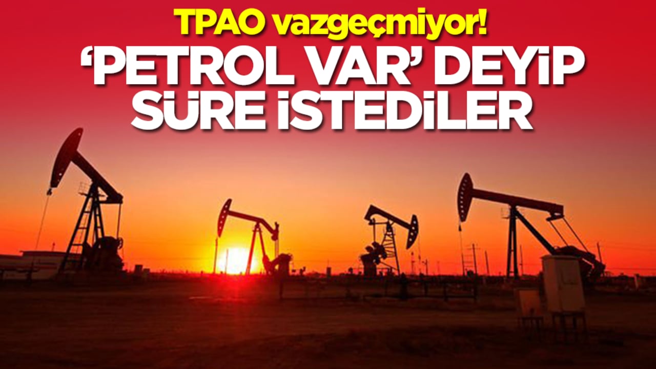 TPAO vazgeçmiyor! 'Petrol var' deyip süre istediler