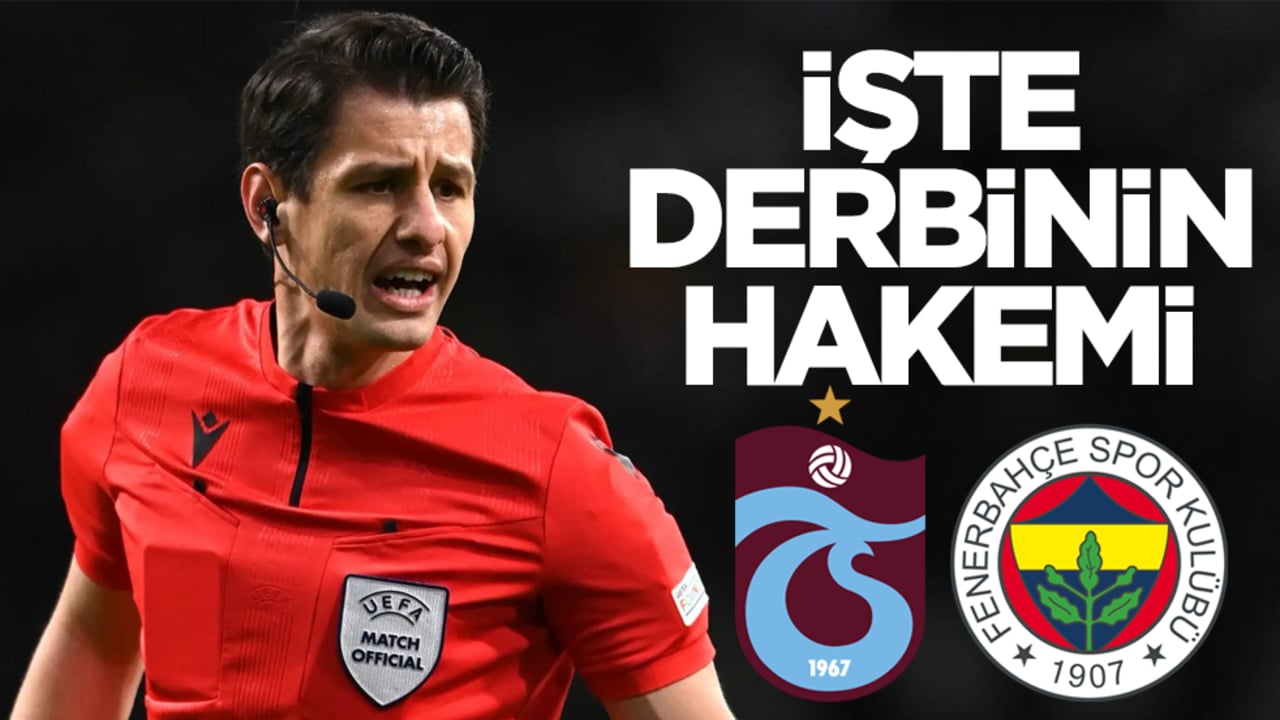 Trabzonspor - Fenerbahçe derbisinin hakemi belli oldu