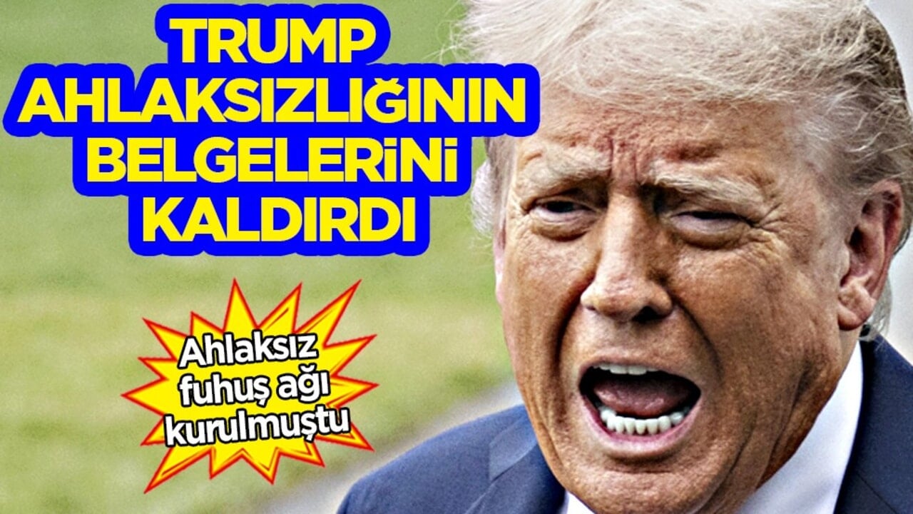 Trump, ahlaksızlığının belgelerini kaldırdı: Epstein’in kurduğu ahlaksız fuhuş ağından...