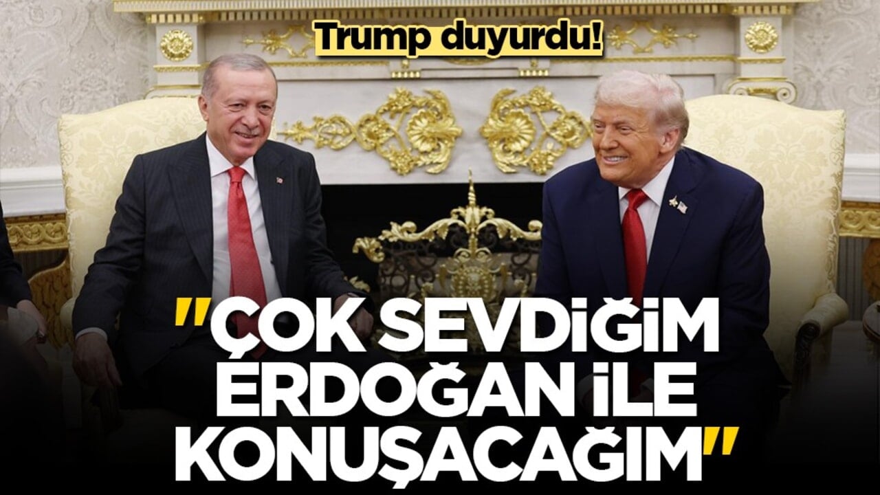 Trump: Çok sevdiğim Erdoğan ile çok önemli bir görüşmesi yapacağız