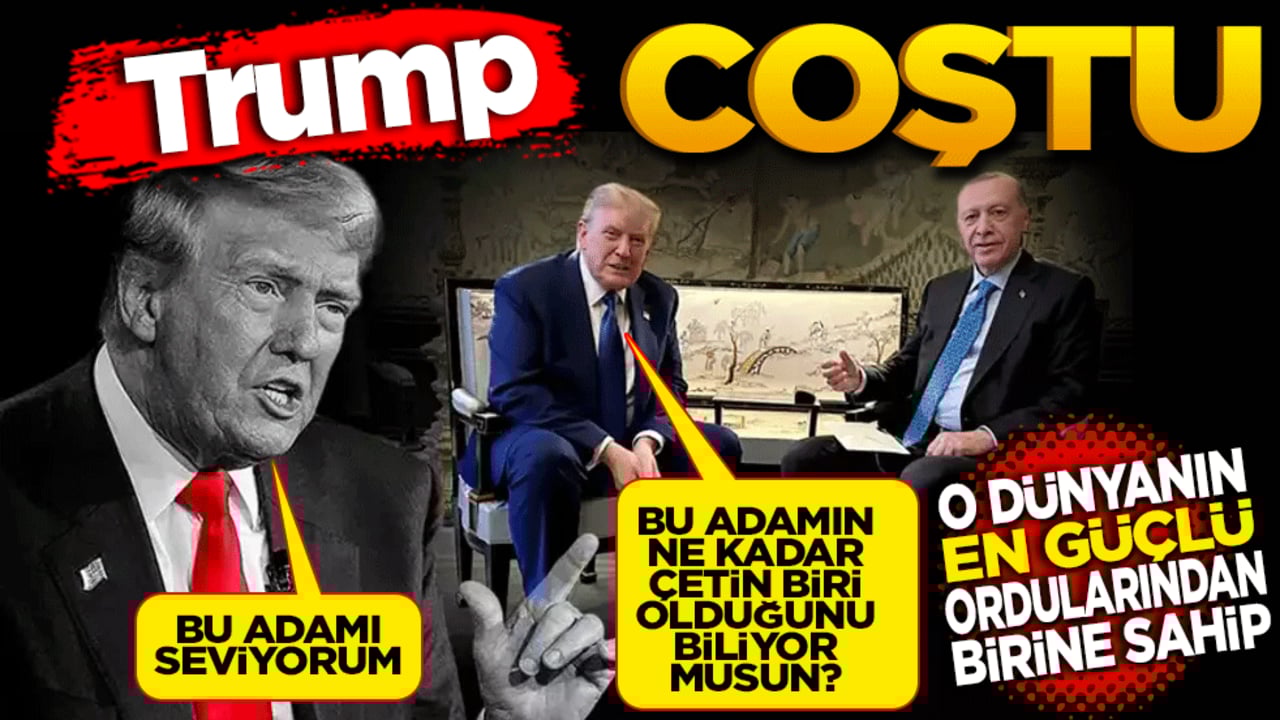 Trump coştu! O dünyanın en güçlü ordularından birine sahip