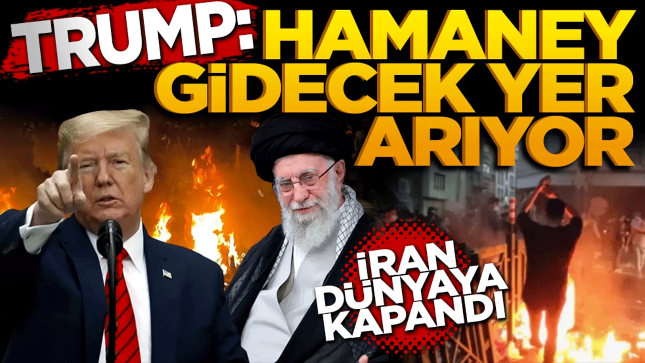 Trump: Hamaney gidecek bir yer arıyor! İran dünyaya kapandı