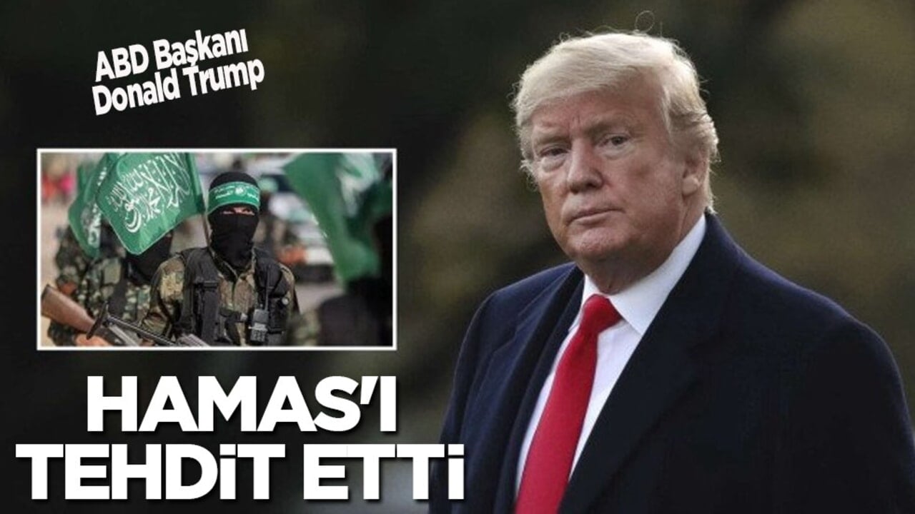 Trump, Hamas'a 'Hem de çabuk ve şiddet kullanarak' kullanacağız dedi! Yeni tehdit... Bomba adım