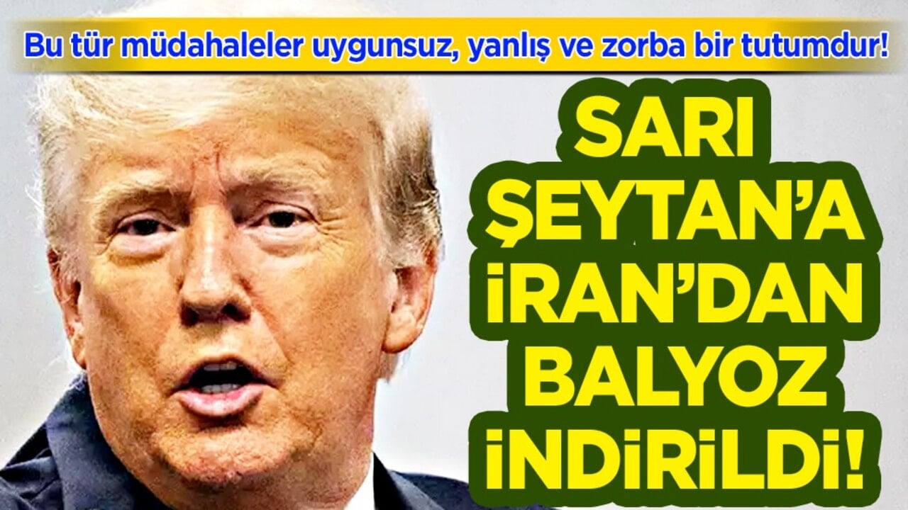 Trump İran karşısında tokadı yedi! Hamaney iyi yüklendi Sarı Şeytan’a…