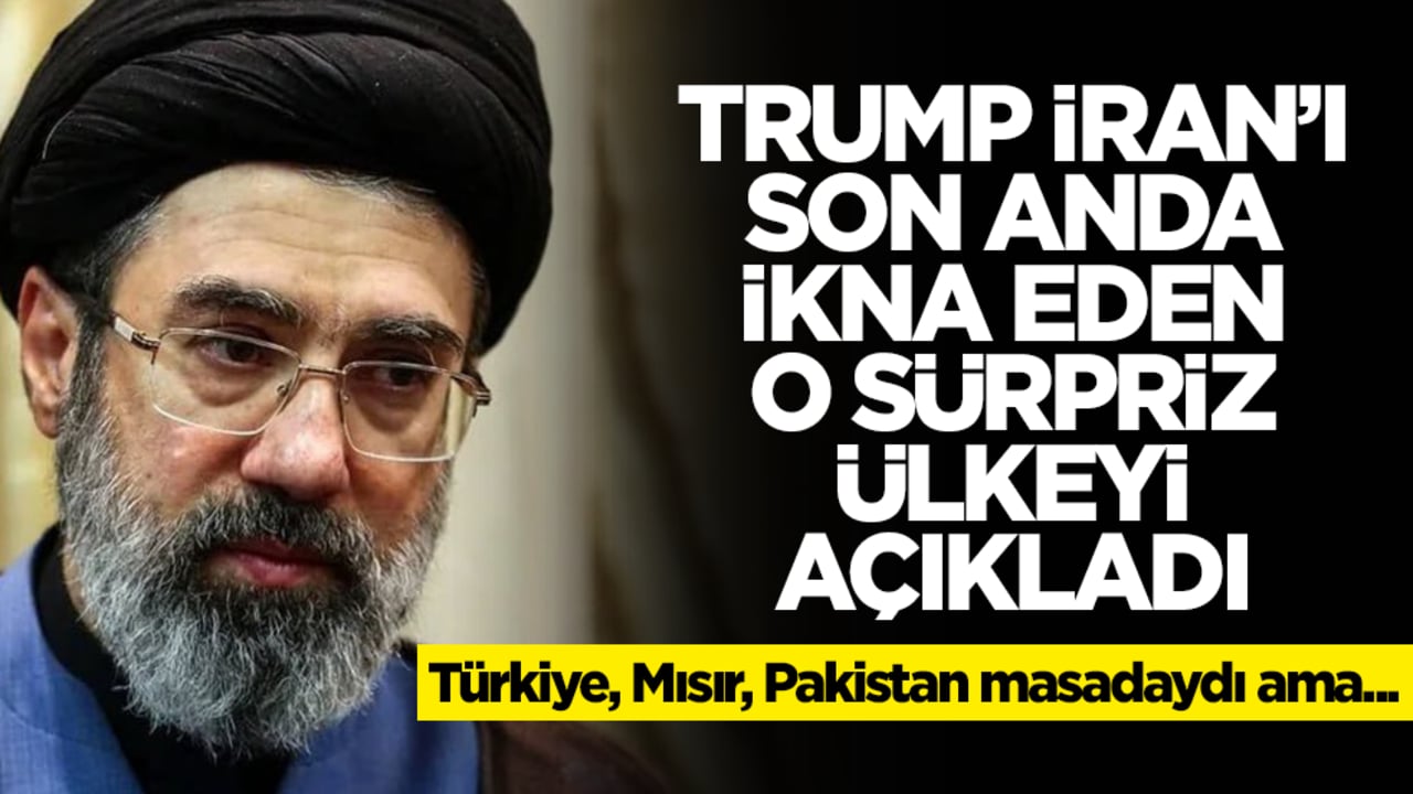 Trump İran'ı son anda ikna eden o sürpriz ülkeyi açıkladı: Türkiye, Mısır, Pakistan değil