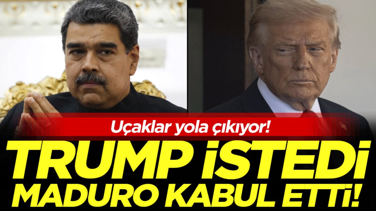 Trump istedi Maduro kabul etti! Uçaklar yola çıkıyor!