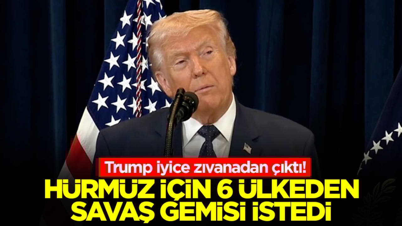Trump iyice zıvanadan çıktı! Hürmüz Boğazı için 6 ülkeden savaş gemisi istedi