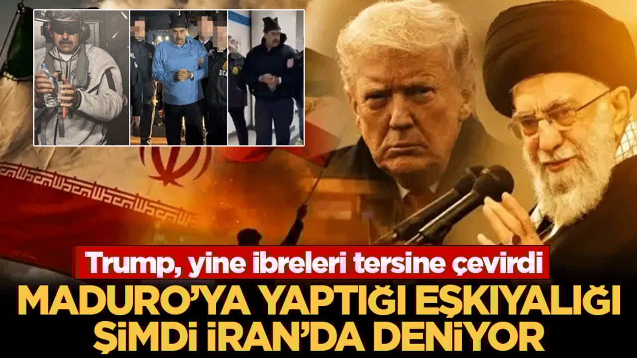 Trump, yine ibreleri tersine çevirdi: Maduro’ya yaptığı eşkıyalığı şimdi İran’da deniyor