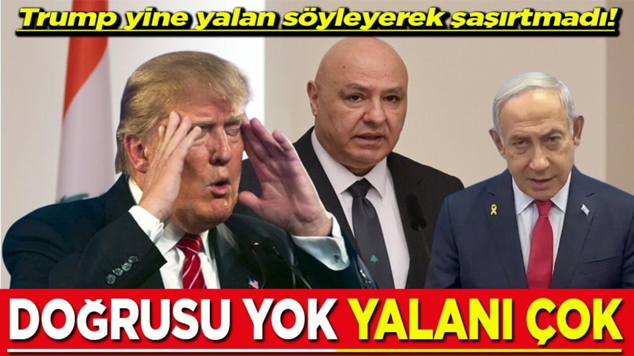 Trump yine yalan söyleyerek şaşırtmadı! Doğrusu yok yalanı çok
