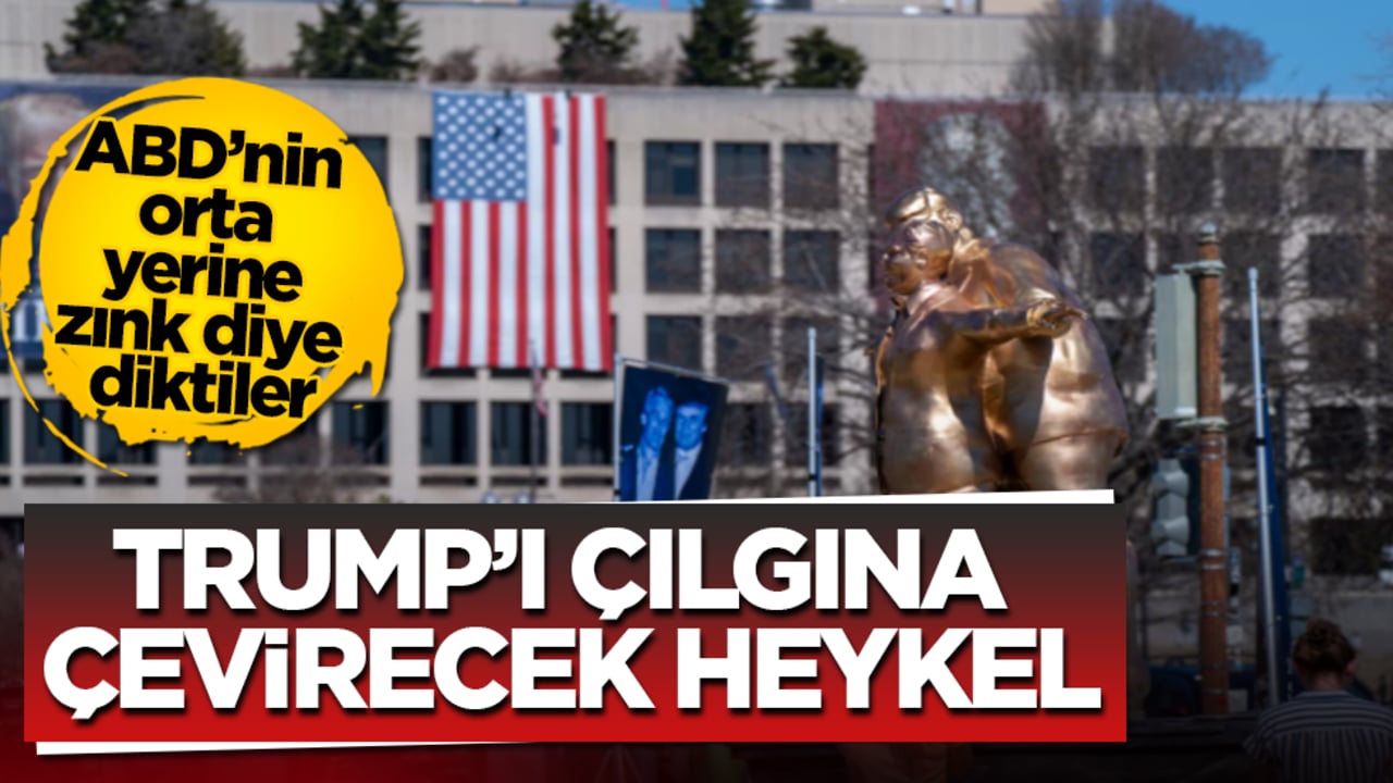 Trump’ı çılgına çevirecek heykel! ABD’nin orta yerine zınk diye diktiler