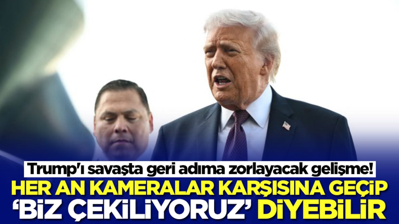Trump'ı savaşta geri adıma zorlayacak gelişme! Her an kameralar karşısına çıkıp 'çekiliyoruz' diyebilir