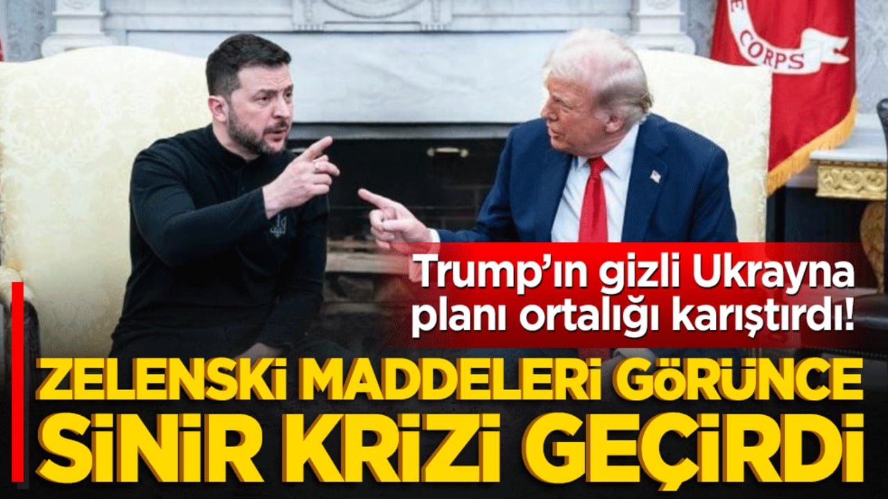 Trump’ın gizli Ukrayna planı ortalığı karıştırdı! Sızan taslakta ağır tavizler konuşuluyor!