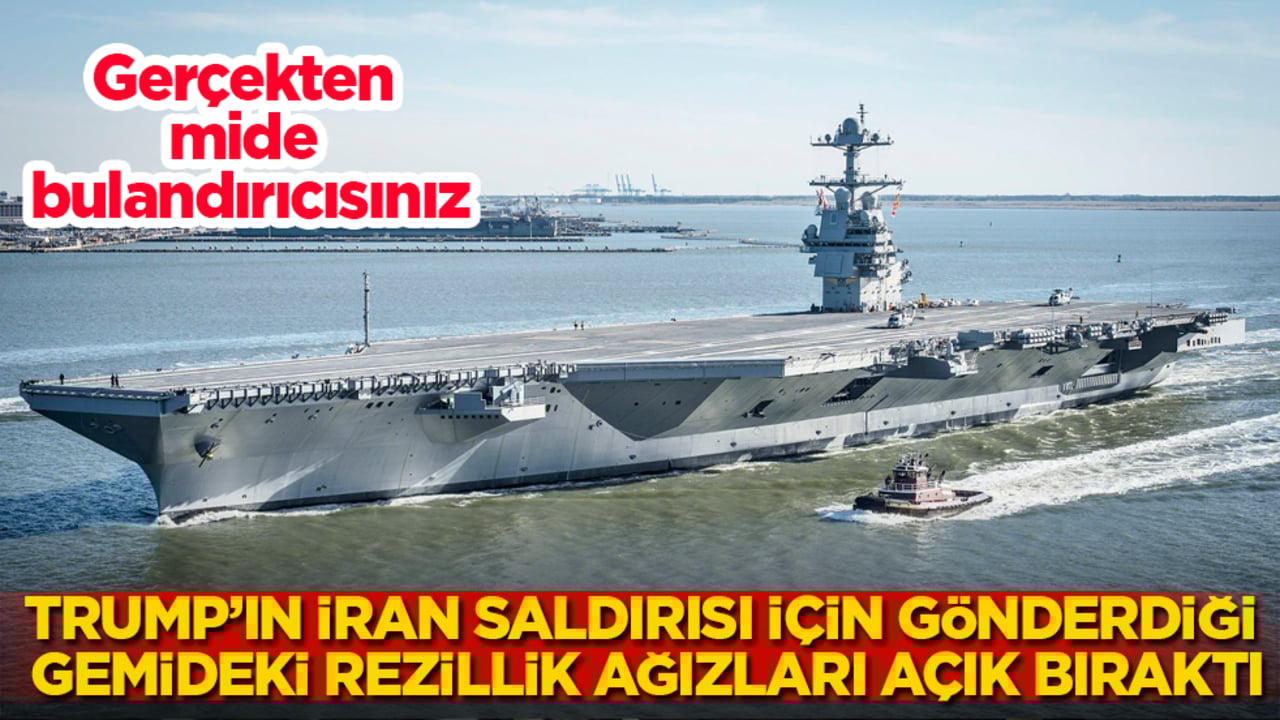 Trump’ın İran saldırısı için gönderdiği gemideki rezillik ağızları açık bıraktı! Gerçekten mide bulandırıcısınız