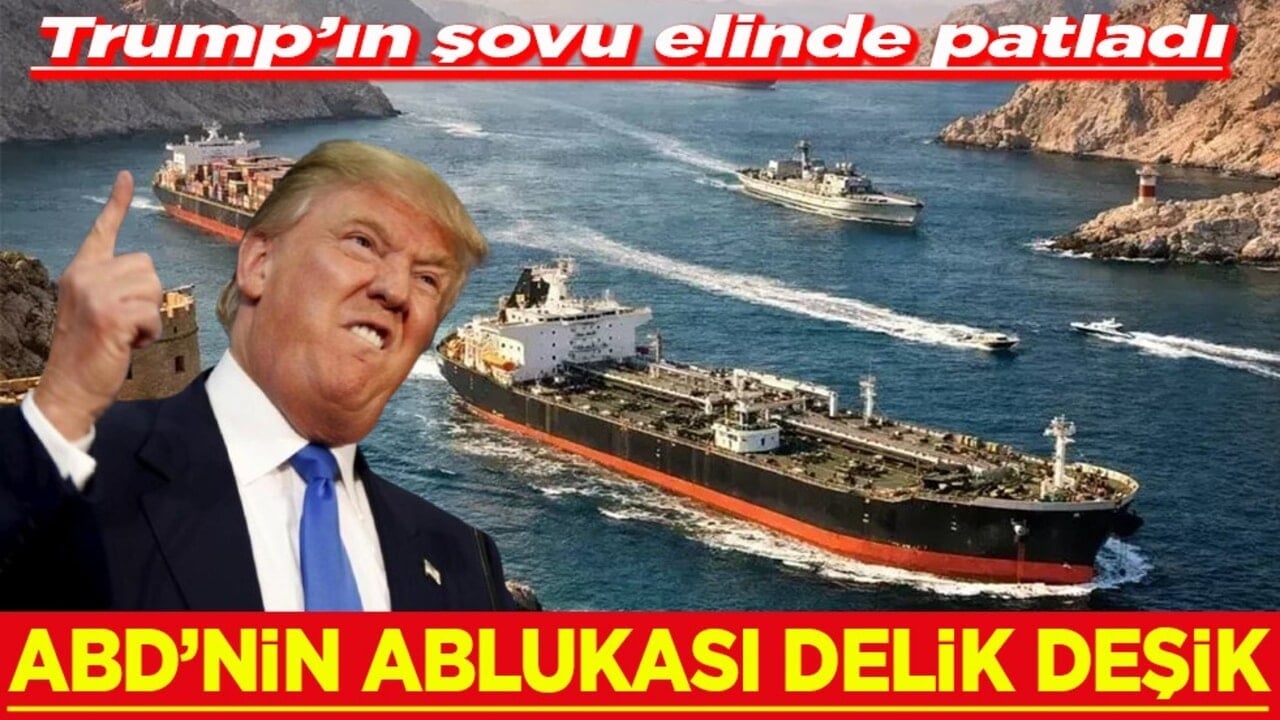 Trump’ın şovu elinde patladı ABD’nin ablukası delik deşik