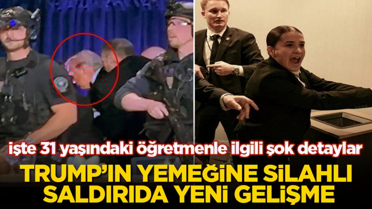 Trump’ın yemeğine silahlı saldırıda yeni gelişme! İşte 31 yaşındaki öğretmenle ilgili şok detaylar