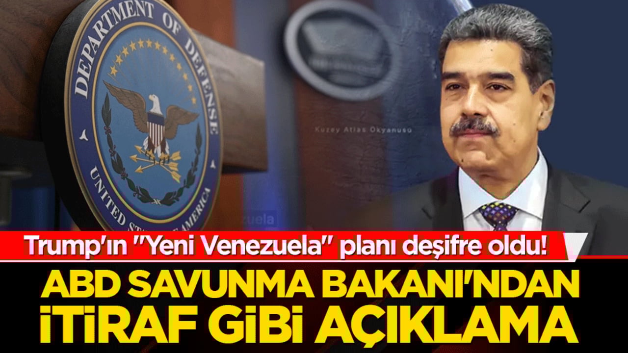 Trump'ın "Yeni Venezuela" planı deşifre oldu! ABD Savunma Bakanı'ndan itiraf gibi açıklama