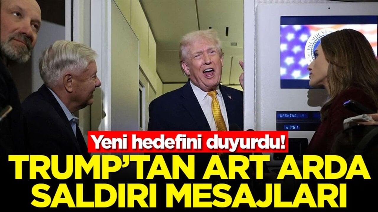Trump’tan art arda saldırı mesajları! Yeni hedefini duyurdu