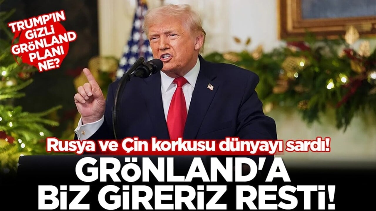 Trump’tan Danimarka’ya ağır rest: "Size güvenmiyorum, Grönland'a biz gireriz!"