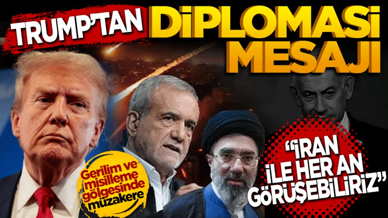 Trump'tan diplomasi mesajı: İran ile her an görüşebiliriz
